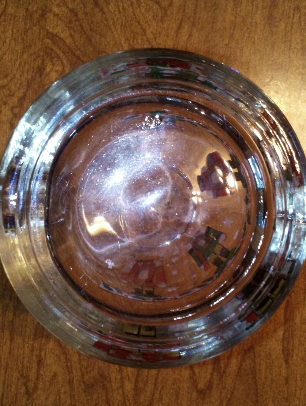 Nutcracker Holiday Clear Heavy Glass 4
